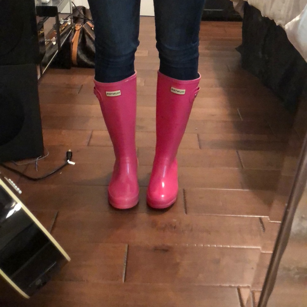 Pink Hunter Boots